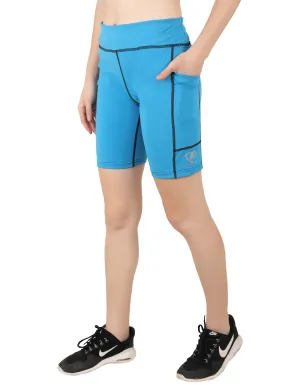 Womens Lit Shorts Blue